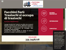 Tablet Screenshot of gruppofacchinitraslochi.com